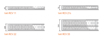 Purmo Ramo RCV11 500x600 Ventil Compact